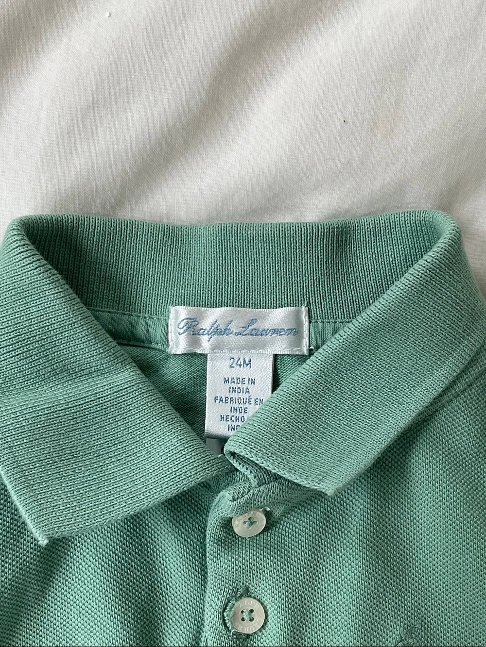 Ralph Lauren Mint Green Polo Shirt